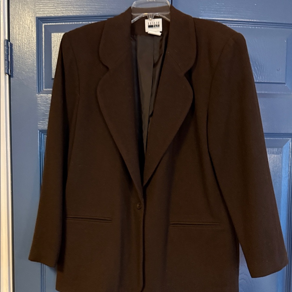 Leslie Fay Classic Black Women's Blazer